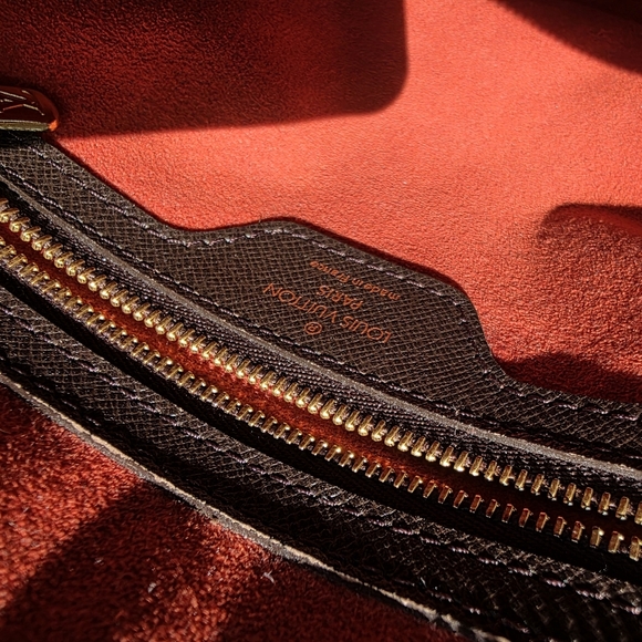 Louis Vuitton Damier Brown Leather Bag - Picture 5 of 16